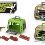 Dinoszaurusz ketrecben kiegészítőkkel