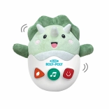 Guruló plüss dinoszaurusz fény- és hangeffektekkel, 20 cm