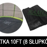 Trambulin védőháló SKYRAMIZ 305 cm (10 ft), 8 oszlophoz, fekete