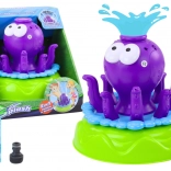 Kerti permetező Polip szökőkúttal és buborékfújóval Lila