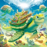 Ravensburger puzzle Varázslatos világ a víz alatt XXL 200 darab