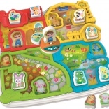 Interaktív gyermekfarm dallamokkal és hangokkal