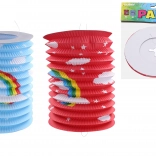 Lampion henger Szivárvány 15 cm