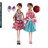 Ízületes divatbaba kiegészítőkkel, 30 cm