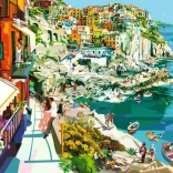 RAVENSBURGER puzzle Romantika Cinque Terre-ben – 1500 darab