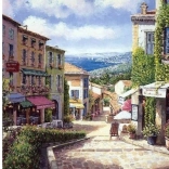 Norimpex Gyémántfestés Napsütötte utca 30x40 cm