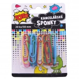 Színes irodai kapcsok 50 mm