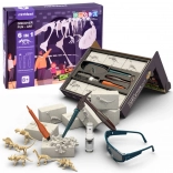 Dínócsont ásatások 6 az 1-ben – paleontológiai készlet gyerekeknek