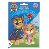 Kreatív gyémántfestő készlet PAW PATROL 18 × 12,5 cm
