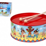 Lena indián mintás dob, 20 cm