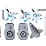 Rakéta indítóállvánnyal és kiegészítőkkel