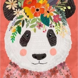 HEYE Puzzle 1000 darabos – Panda a Floral Friends kollekcióból