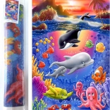 Gyémántszemes festés Tengeri világ 80 × 40 cm