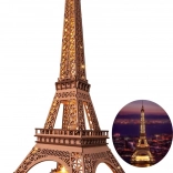 Rolife Az Eiffel‑torony éjszakája – 3D fa puzzle fénnyel
