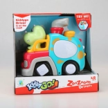 kiddy go! dínós kisautó fényekkel és hangokkal