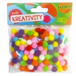 Színes pom pom golyók 10mm