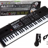 Elektronikus billentyűs hangszer mikrofonnal és FM rádióval, 61 billentyű