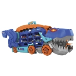Hot Wheels T-Rex Mega Szállító – dinoszaurusz szállító és versenypálya