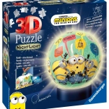 3D puzzle világító gömb MINIONS a Ravensburgertől