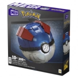 Mega Pokémon Jumbo Great Ball építőkészlet fénnyel