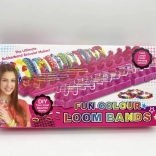 Kreatív karkötőkészítő készlet LOOM BANDS – 600 db