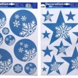 Karácsonyi ablak dekoráció 41x29 cm