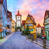 Régi város Rothenburg Németország Puzzle 1000 darabos