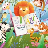 Fából készült puzzle – Erdei iskola, 100 darab