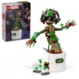 LEGO Marvel Táncoló GROOT – interaktív figura virágcserépben