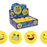 Sípoló, világító mosolygós labda 7 cm