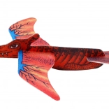 Piros dinoszaurusz formájú habrepülő