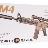 Gélgolyós M4 puska + tartozékok