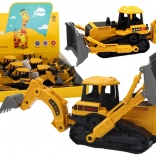 Caterpillar kotrógép Építőipari jármű 2 kanál sárga