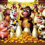 Puzzle Tejes Kincs 25 darab