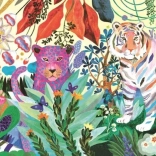 Szivárvány tigrisek panorámás puzzle 1000 darabbal