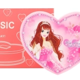 Balerinás szív alakú ékszerdoboz