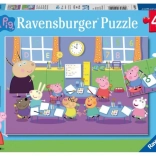 Ravensburger Peppa malac puzzle 2×24 darab – osztályterem