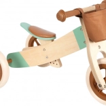 fa 2 az 1-ben futóbicikli maxi barna