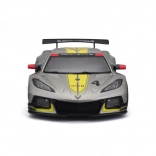 fém autómodell 1:24 bburago corvette c8.r 2020 versenysárga