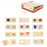 VIGA fa puzzle – alakok és tárgyak párosítása