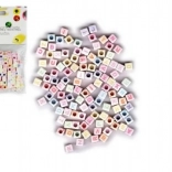 Műanyag ábécé gyöngyök 300 db