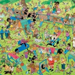 Puzzle Jan van Haasteren Kutyapark 1000 darab