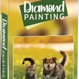 Gyémántfestés Régi barátok a mezőn 30x40 cm