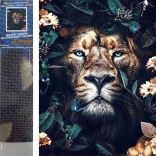 Norimpex gyémánt festés Rejtett oroszlán 30x40 cm