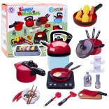 Gyerekkonyha készlet kiegészítőkkel, 36 db