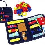 Érzékelési gyermeki manipulációs tábla