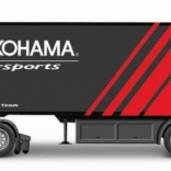 Kamion pótkocsival Bburago 1:43 MB Actros Gigaspace Firestone