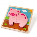 Babas Vágólap Puzzle Malacka
