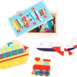 Small Foot Fa puzzle – Járművek