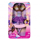 Barbie Dreamtopia balerina varázslatos fényekkel – barna hajú